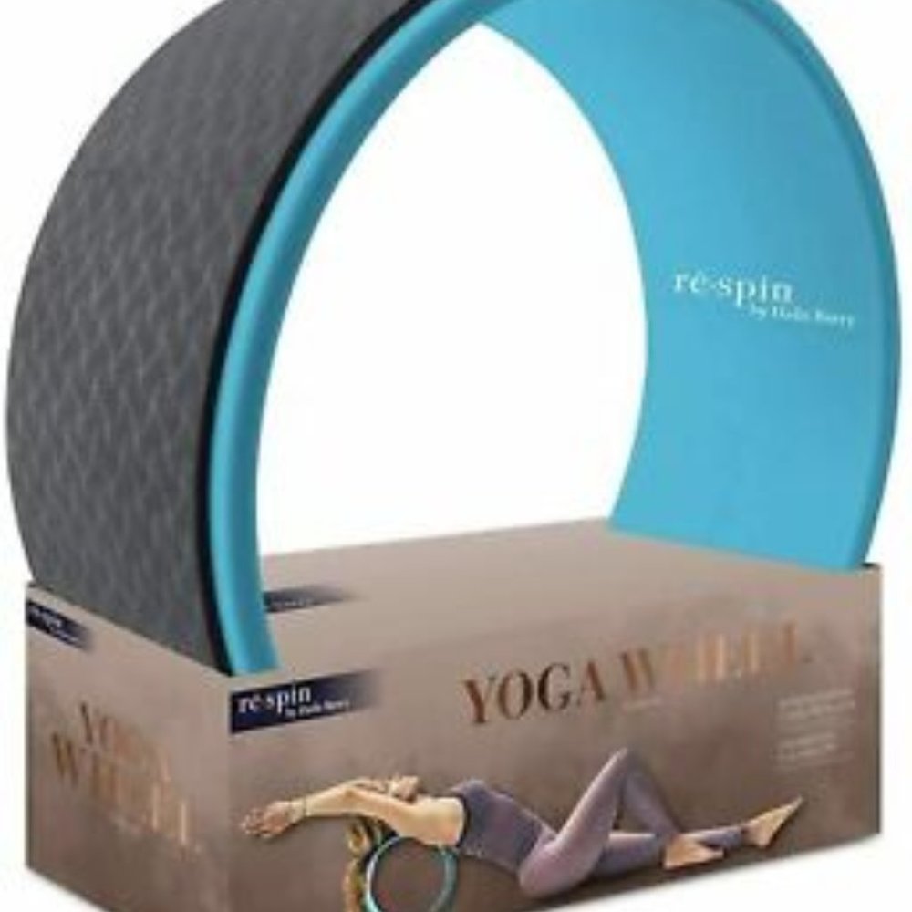 RE•SPIN Yoga Wheel By Halle Berry LIGHT BLUE INSIDE